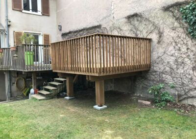 Extension de terrasse en bois à Nancy